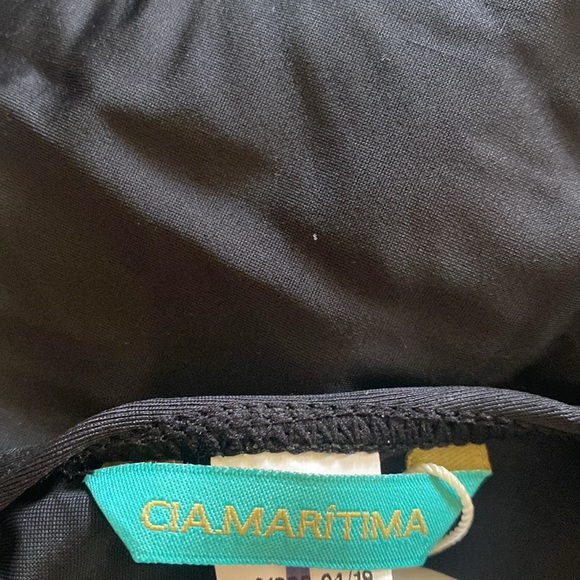 CIA Maritima V plunge black swimsuit size small - Picture 7 of 8